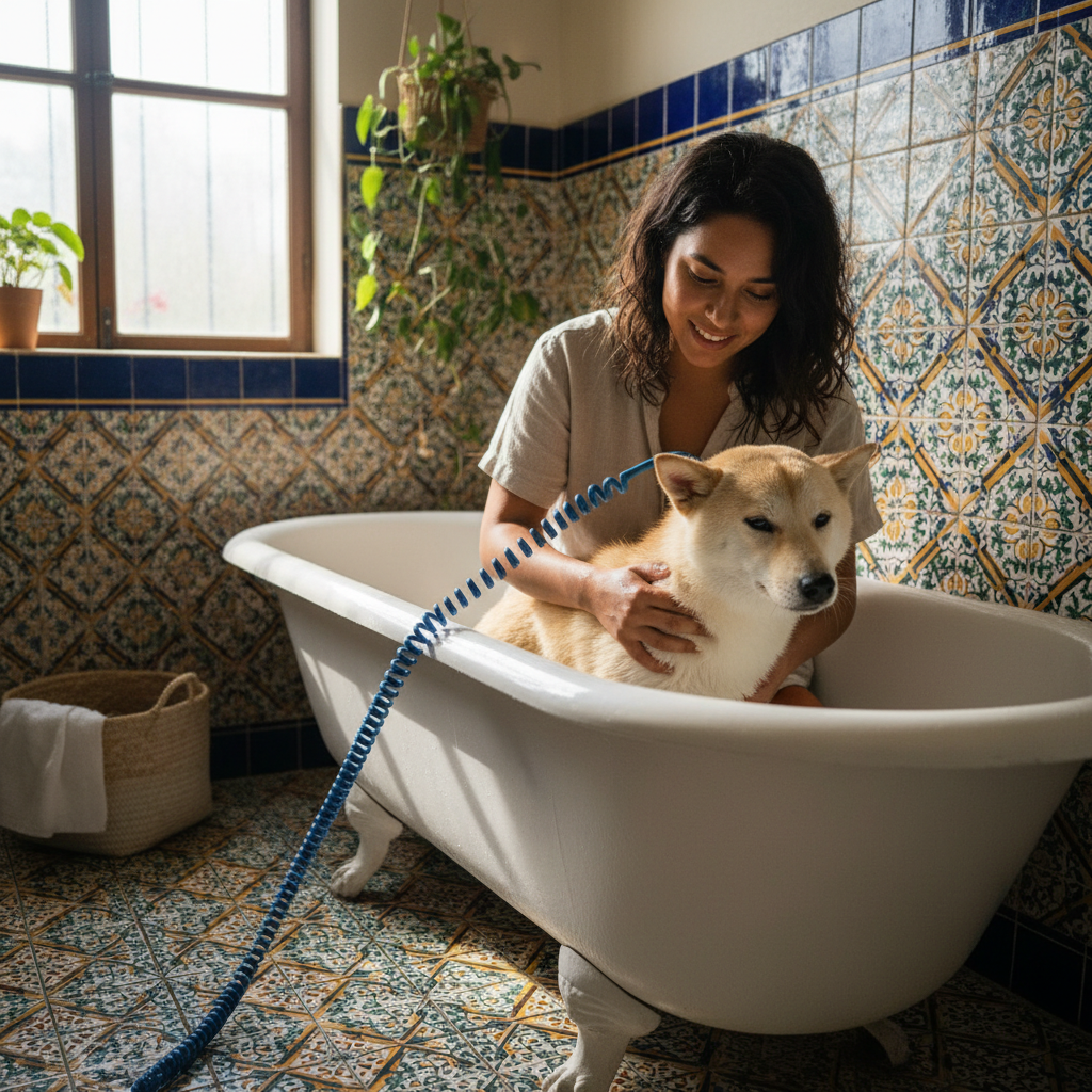 Cómo bañar a tu mascota en casa sin estrés: guía completa paso a paso
